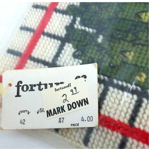 Vintage Columbia Mineva Fortunoff Finished Needlepoint Asparagus Bundle New - Picture 3 of 6